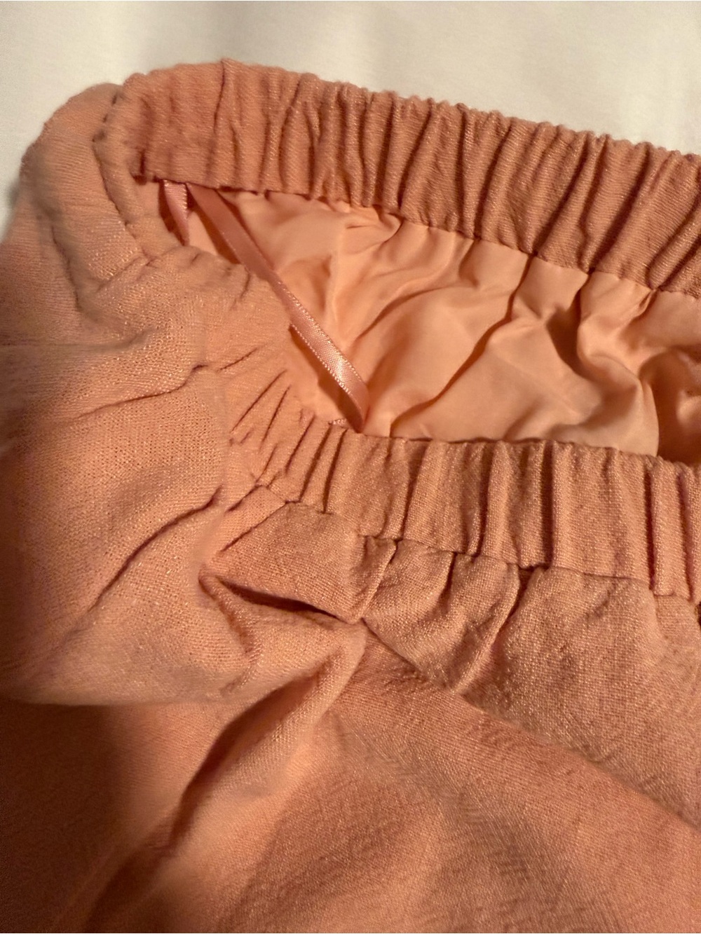 ALEEZA Paris Blush Pink NWT skirt M (look at callout regarding twisted waist) - Picture 5 of 6